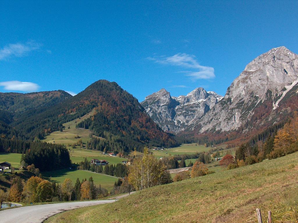 Ferienwohnung Haus Kraft Sankt Martin am Tennengebirge Exterior foto